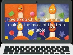 How to do Christingle online making the most