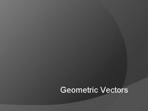Vectors precalculus