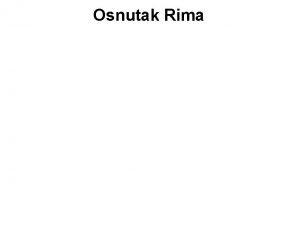 Osnutak rima