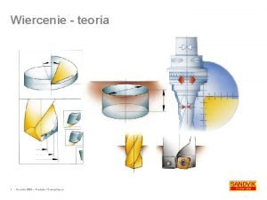 Wiercenie teoria 1 Coro Key 2006 Products Drilling