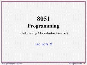 Xrl instruction in 8051