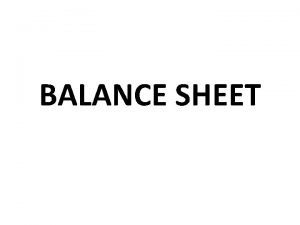 BALANCE SHEET SCHEDULES 2018 2019 GH ASSETS NONCURRENT