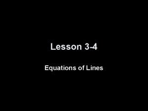 3-4 equations of lines answer key