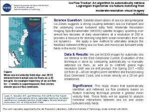 Ice Floe Tracker An algorithm to automatically retrieve