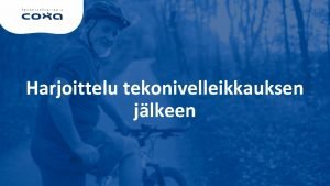 Harjoittelu tekonivelleikkauksen jlkeen Opaskirjan harjoitusohjelmat Vuodeosastovaihe Vuodeosastolta alkaen