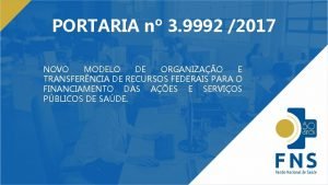 PORTARIA n 3 9992 2017 NOVO MODELO DE