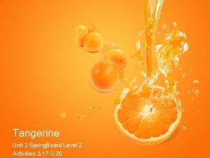 Tangerine lms