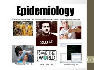 1 2 3 Infectious Disease Epidemiology and Dynamics