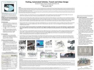 Parking Automated Vehicles Transit and Urban Design Assistant