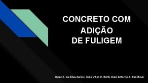 CONCRETO COM ADIO DE FULIGEM Gean P da