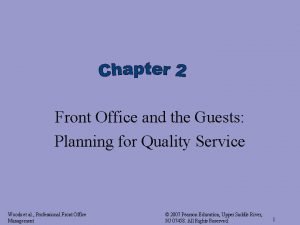 Cqi in front office