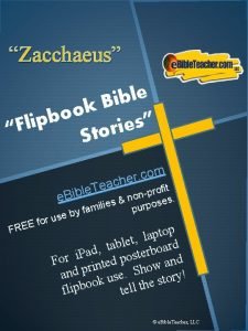 Zacchaeus story pictures