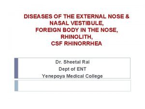 Nasal vestibulitis treatment