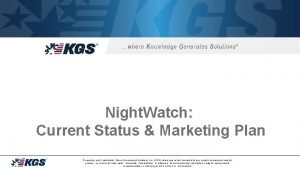 Kgs nightwatch