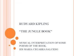 The jungle book musical