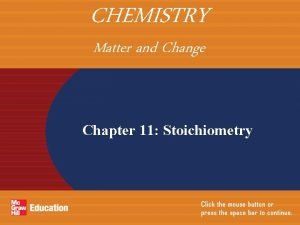 Stoichiometry chapter 11 study guide