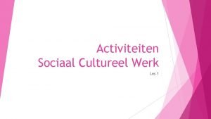 Begeleidingsstijlen sociaal werk