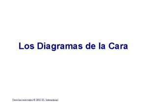 Los Diagramas de la Cara Derechos reservados 2002