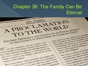 Eternal life chapter 36