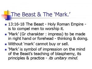 Mark of the beast scriptures