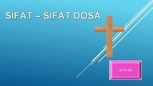 Sifat sifat dosa