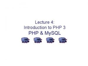My sql