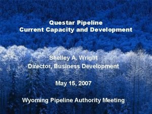 Questar pipelines