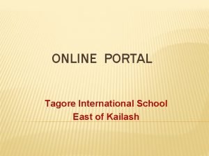 Tagore international school east of kailash parent portal