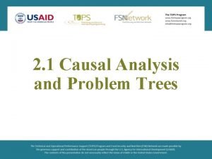 Causal tree diagram