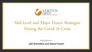 MidLevel and Major Donor Strategies During the Covid19