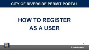Riverside permit portal