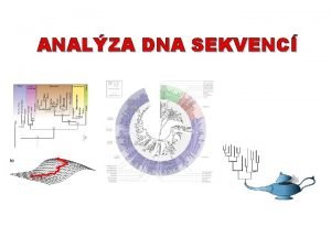 ANALZA DNA SEKVENC Kde zskat sekvence Sangerovo sekvenovn