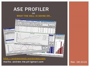 Ase profiling