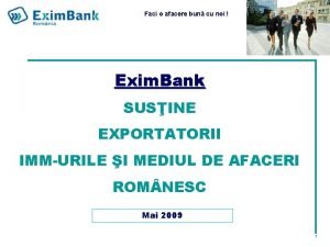 Exim bank Exim bank