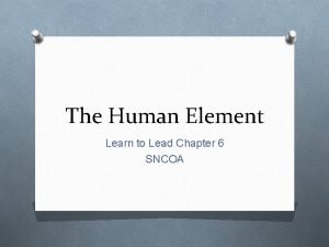 Learn to lead chapter 6