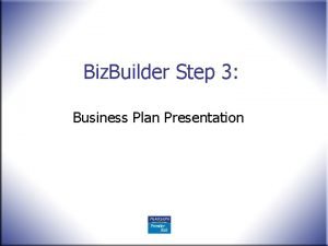 Biz plan builder