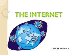 Internet was first known as arpanet *