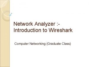 Introduction to wireshark lab