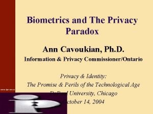 Privacy paradox definition