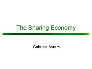 Rachel botsman sharing economy