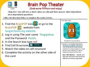 Computer or Ipod Activity Brain Pop Theater Grab