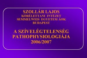 Pathophysiologie semmelweis