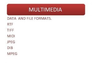 Rtf file format was introduced by