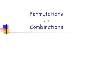 Combination math formula