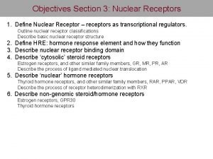 Nuclear receptor