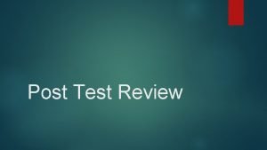 Post Test Review Sentence Types Sentence Runon or