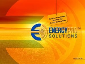 Principles of energy management