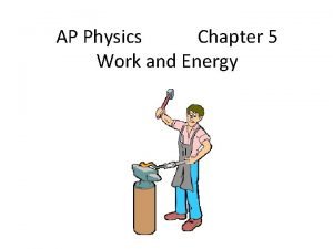 AP Physics Chapter 5 Work and Energy Chapter