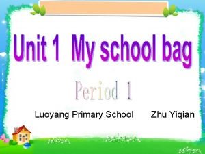 Luoyang Primary School Zhu Yiqian Books books they