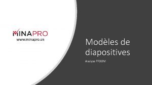 Modles de diapositives Analyse FFOOM Modle de diapo